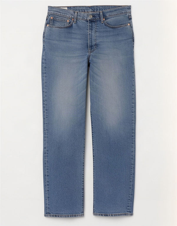 Levi's Masculino 514 Straight Jeans W34 L30 Azul Algodão