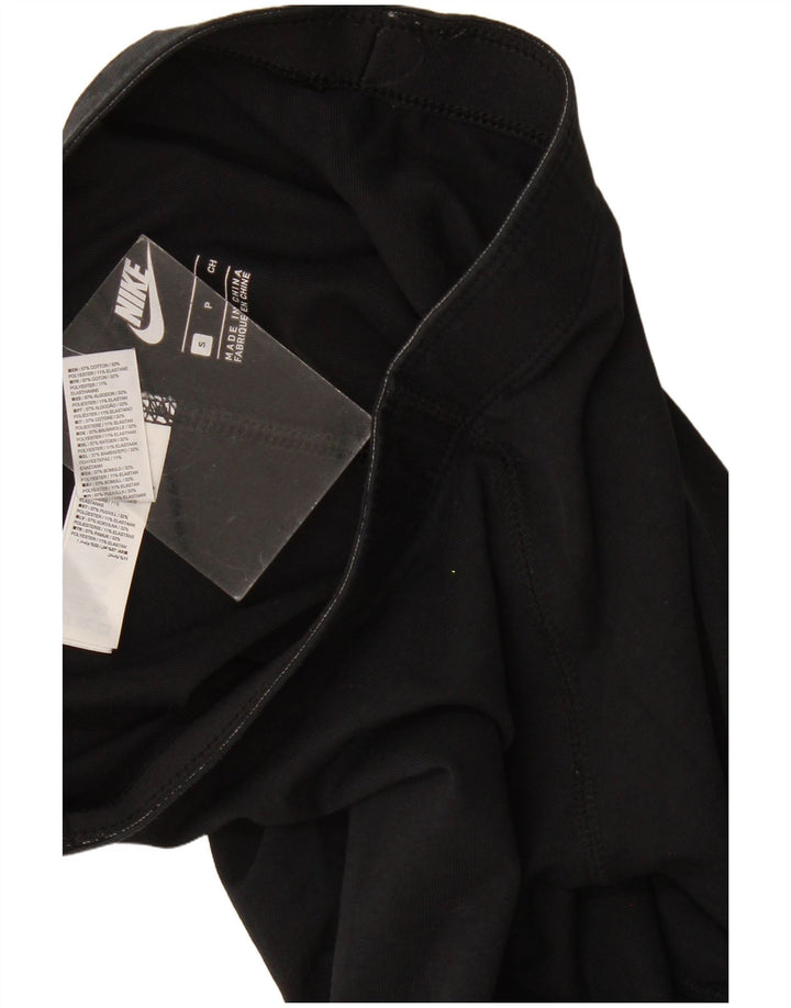 Leggings Nike Femininas Graphic UK 8 Pequenas Algodão Preto