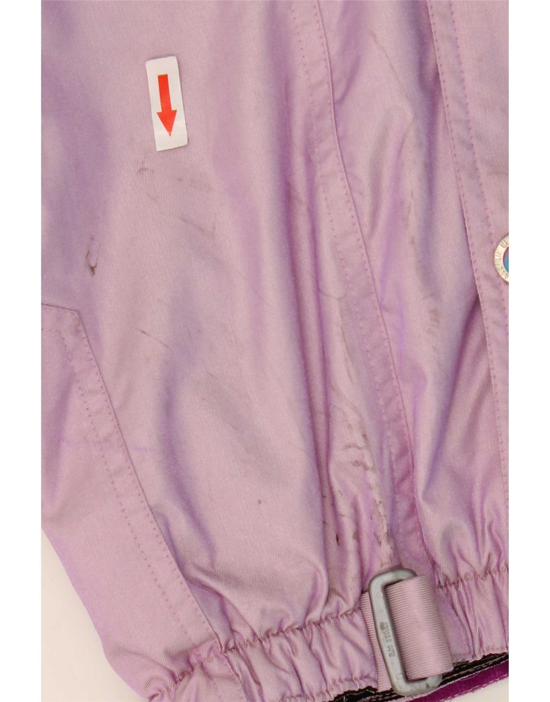 Macacão de esqui feminino vintage EU 38 bloco colorido médio multicolorido