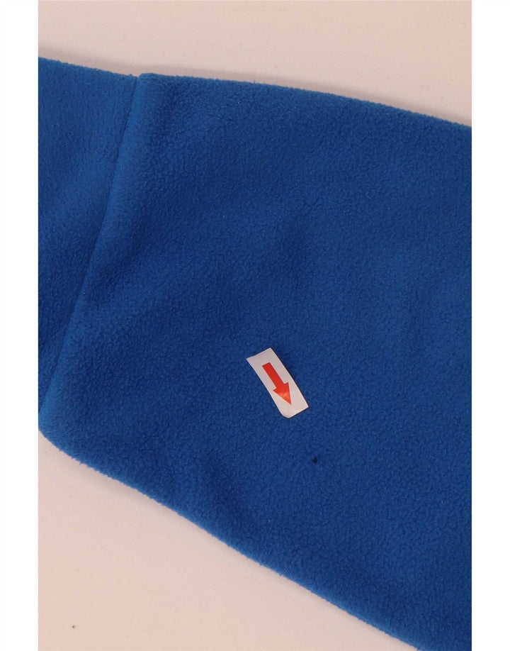 Sergio Tacchini Suéter masculino de lã com zíper e gola XL azul poliéster