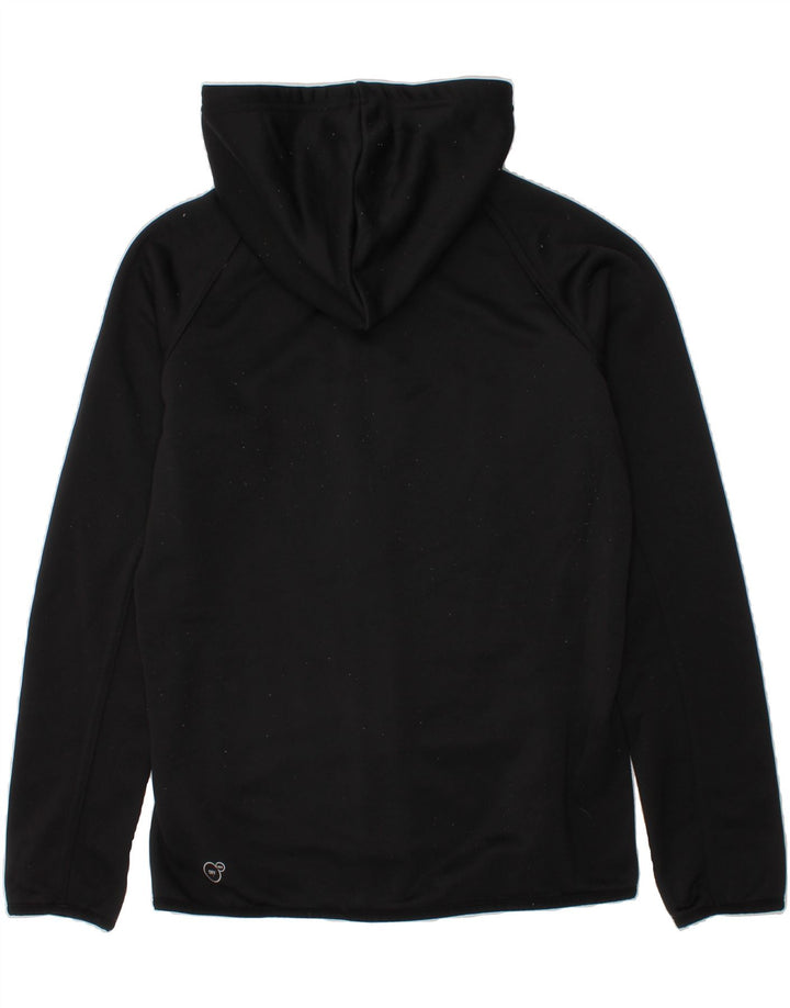 PUMA Girls Zip Hoodie Sweater 13-14 Years Black Flecked Vintage Puma and Second-Hand Puma from Messina Hembry 