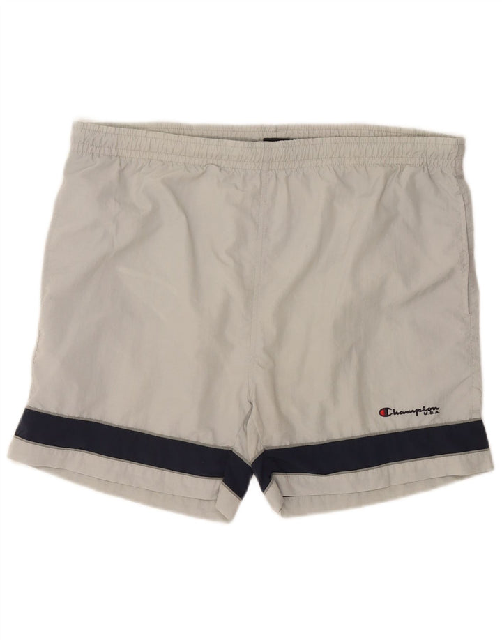 Shorts de natação masculino CHAMPION XL cinza colorblock
