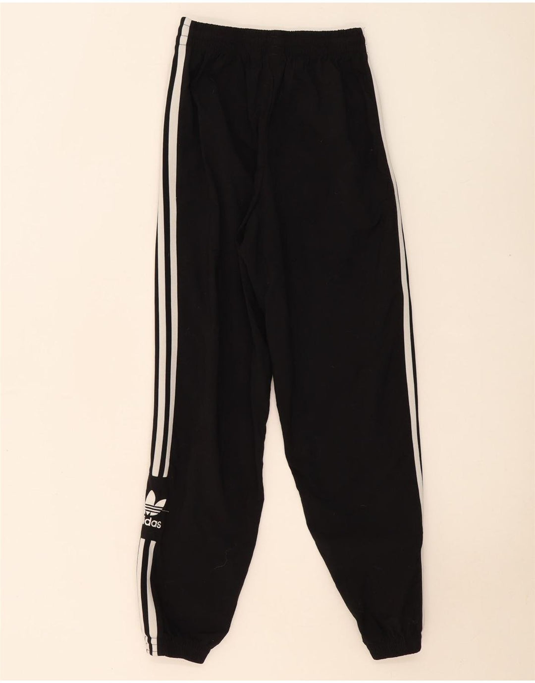 Adidas Womens Tracksuit Calças Joggers UK 8 Pequeno Poliéster Preto
