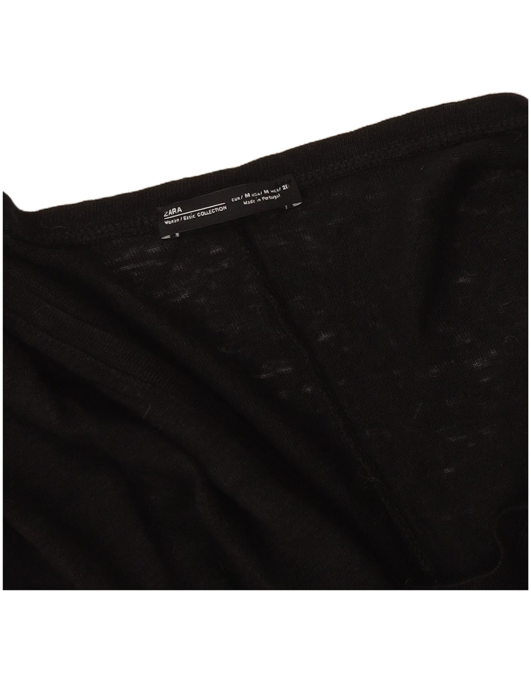 Blusa feminina Zara UK 14 médio preto