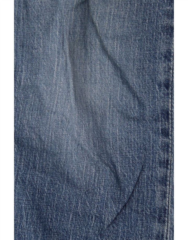 Levi's Masculino 502 Tapered Jeans W36 L32 Azul Algodão
