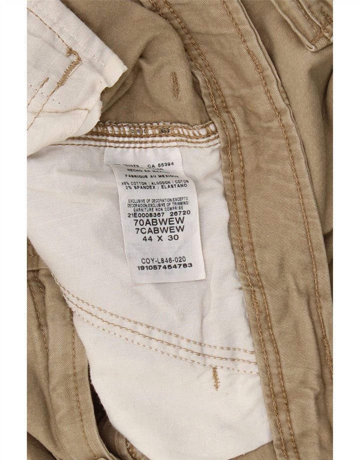 WRANGLER Mens Relaxed Fit Cargo Trousers W44 L27 Beige Cotton Vintage Wrangler and Second-Hand Wrangler from Messina Hembry 