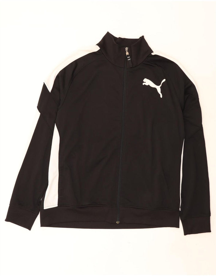 Puma Mens Tracksuit Top Jacket XL Preto Colourblock Poliéster