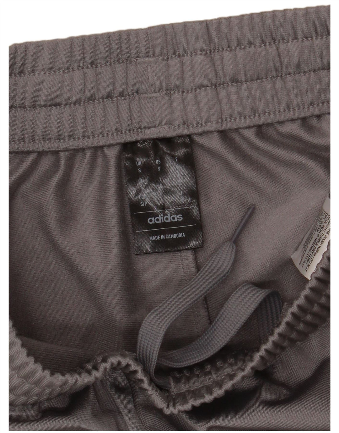 Adidas Mens Graphic Treino Calça Joggers Pequeno Poliéster Cinza