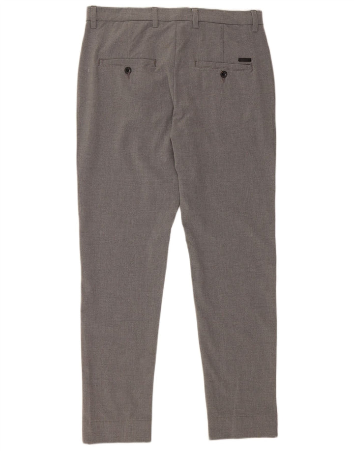Calça masculina Jack & Jones Marco Slim Fit Chino W32 L30 Cinza Poliéster