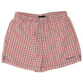 CHAMPION Boys Swimming Shorts 13-14 Years XL Red Check Polyester