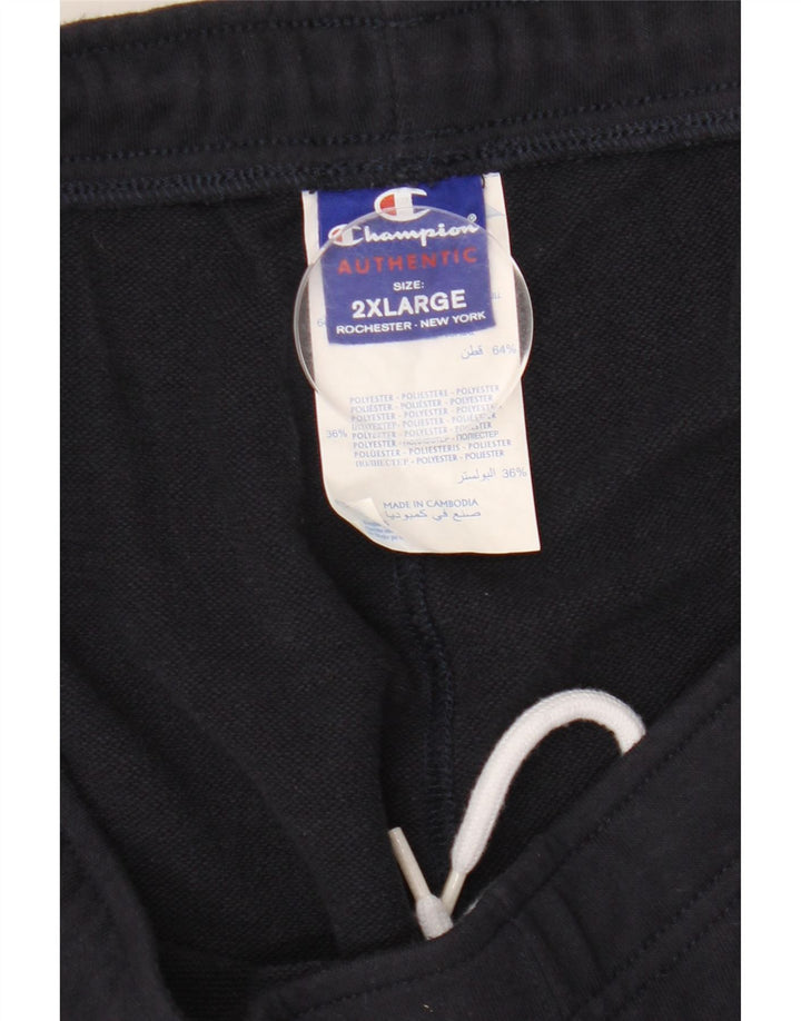 Calça de treino masculina Champion 2XL algodão azul marinho