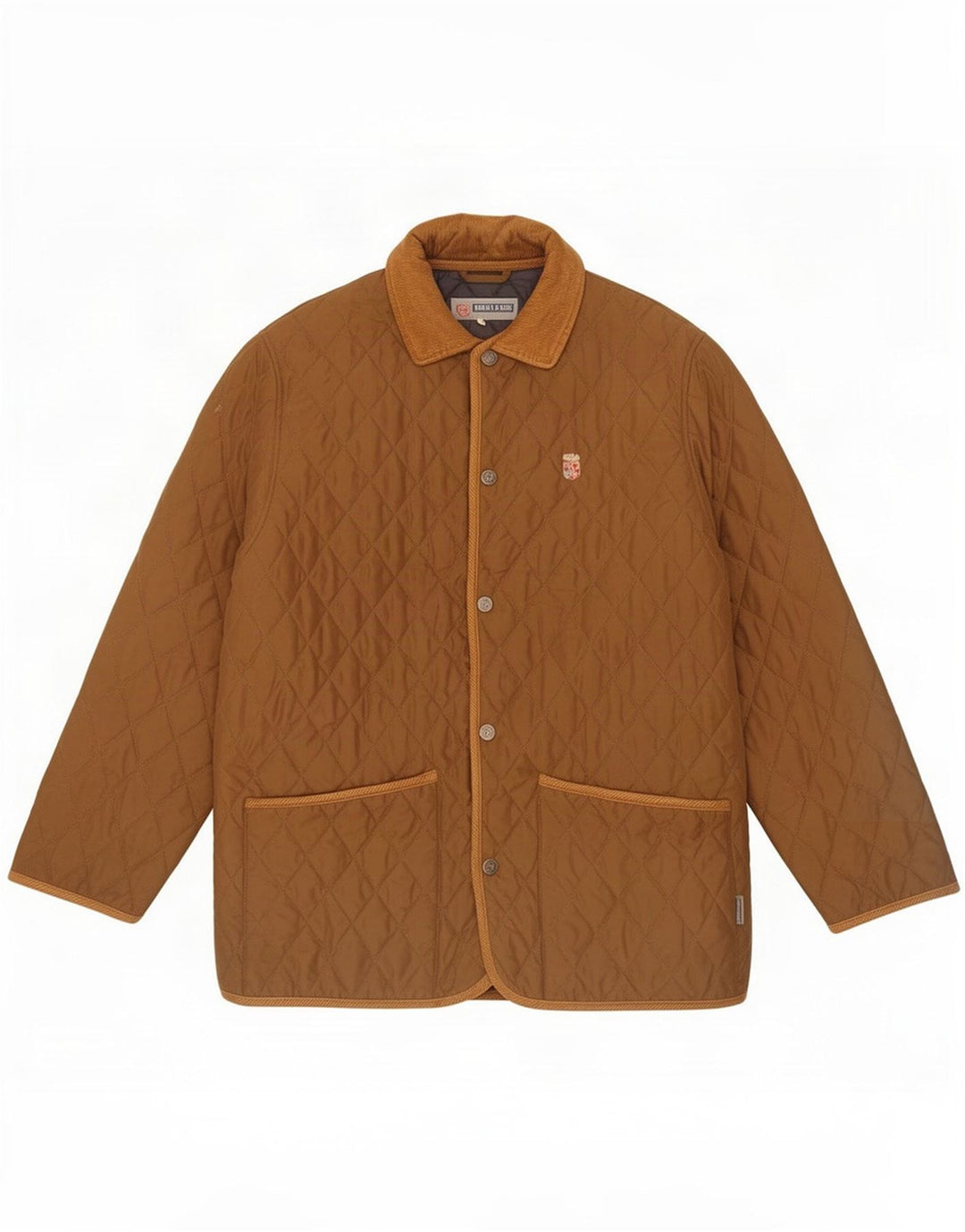 Jaqueta acolchoada masculina Armata Di Mare IT 48 poliéster marrom médio