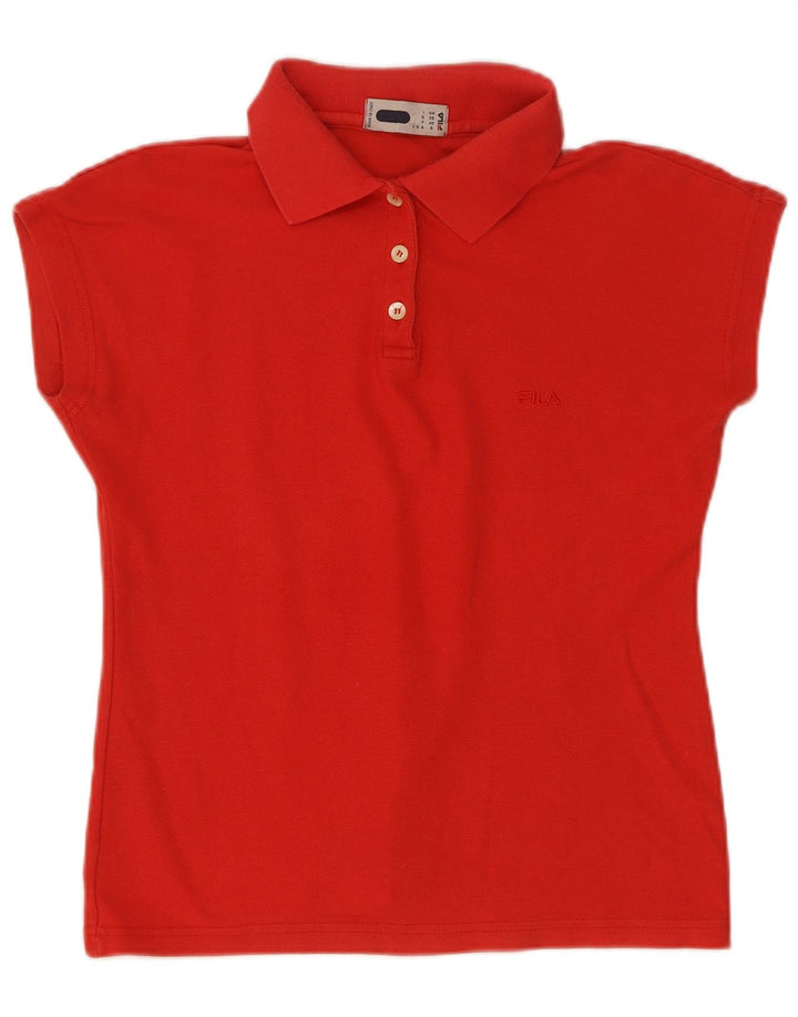 Camisa polo feminina Fila IT 44 médio vermelho