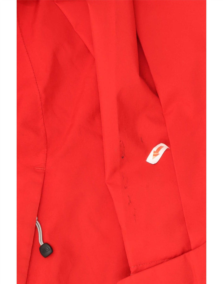 Jaqueta de chuva feminina com capuz grande The North Face UK 10 pequena vermelha