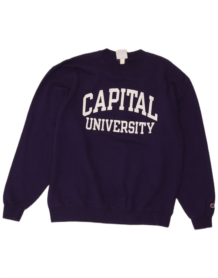 Champion moletom gráfico masculino jumper grande roxo
