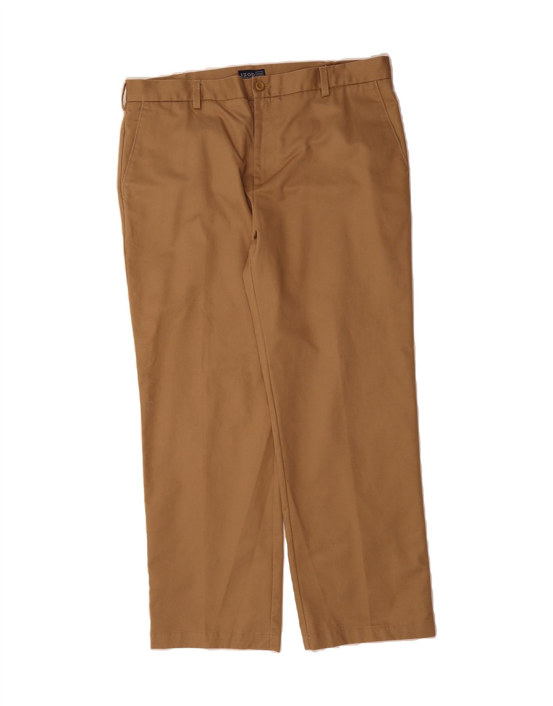 IZOD Mens Straight Chino Trousers W38 L30 Brown Cotton Vintage Izod and Second-Hand Izod from Messina Hembry 