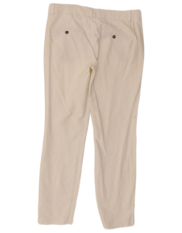 Zara Calça Chino Feminina Slim EU 36 XS W26 L27 Branco