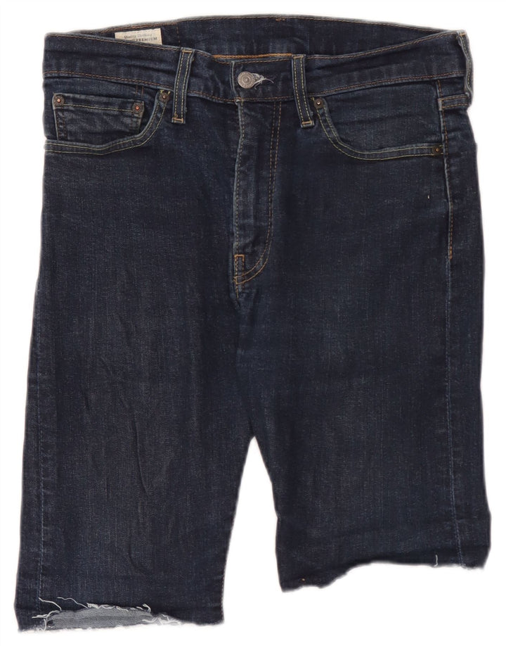 Shorts jeans masculino 510 Levi's W32 médio azul marinho algodão