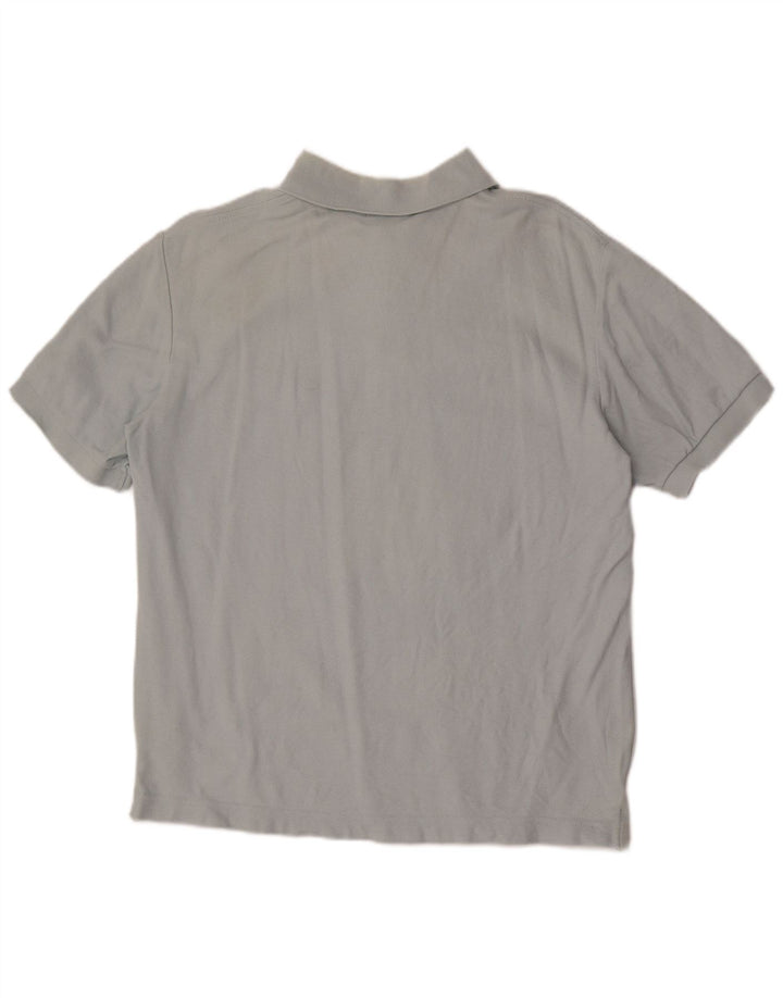 Camisa polo masculina Fila grande algodão cinza