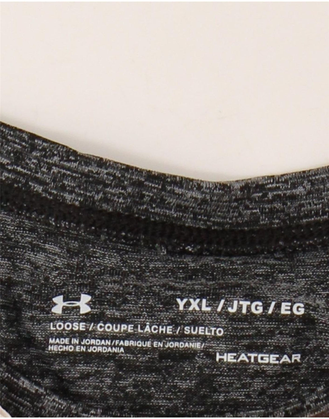 Camiseta gráfica UNDER ARMOUR para meninas Heat Gear 13-14 anos XL cinza