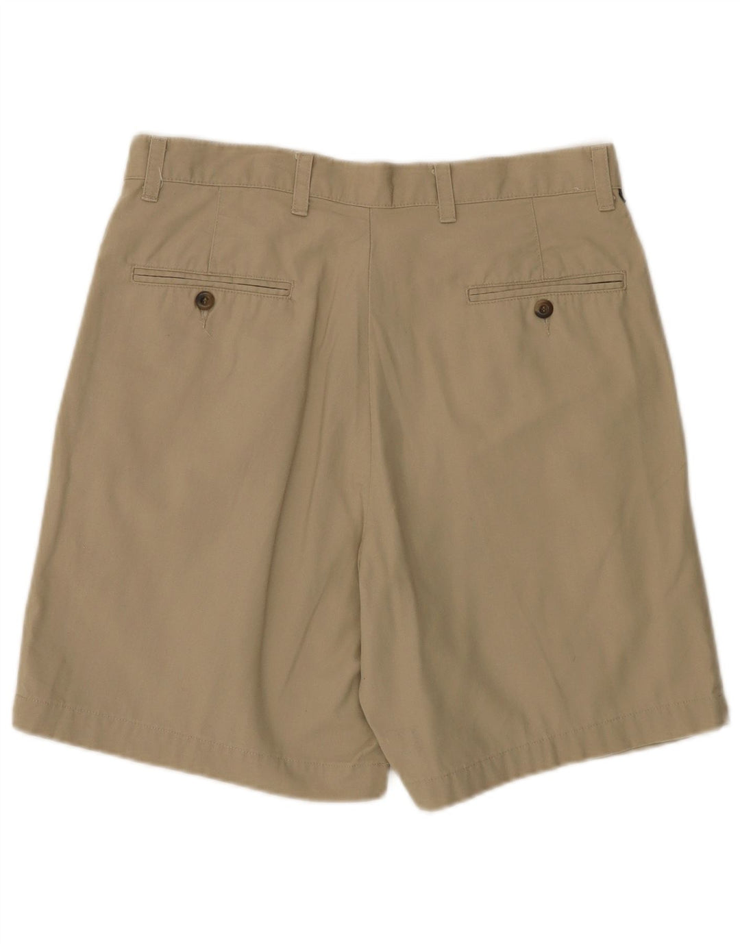 DOCKERS Masculino Pegged Chino Shorts W33 Algodão Bege Médio