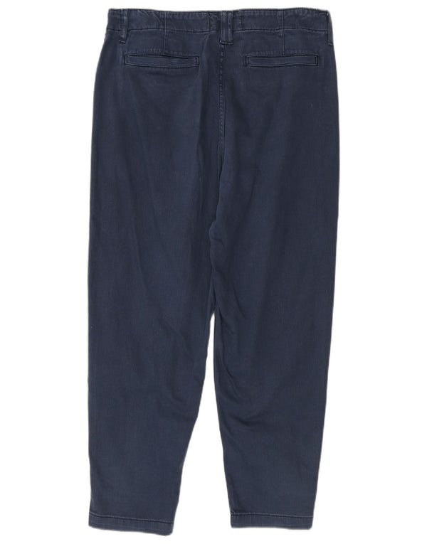 Calça Chino Cônica Feminina Fat Face Reino Unido 12 Médio W32 L26 Azul Marinho