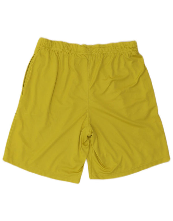 Kappa Mens Graphic Sport Shorts Grande Poliéster Amarelo