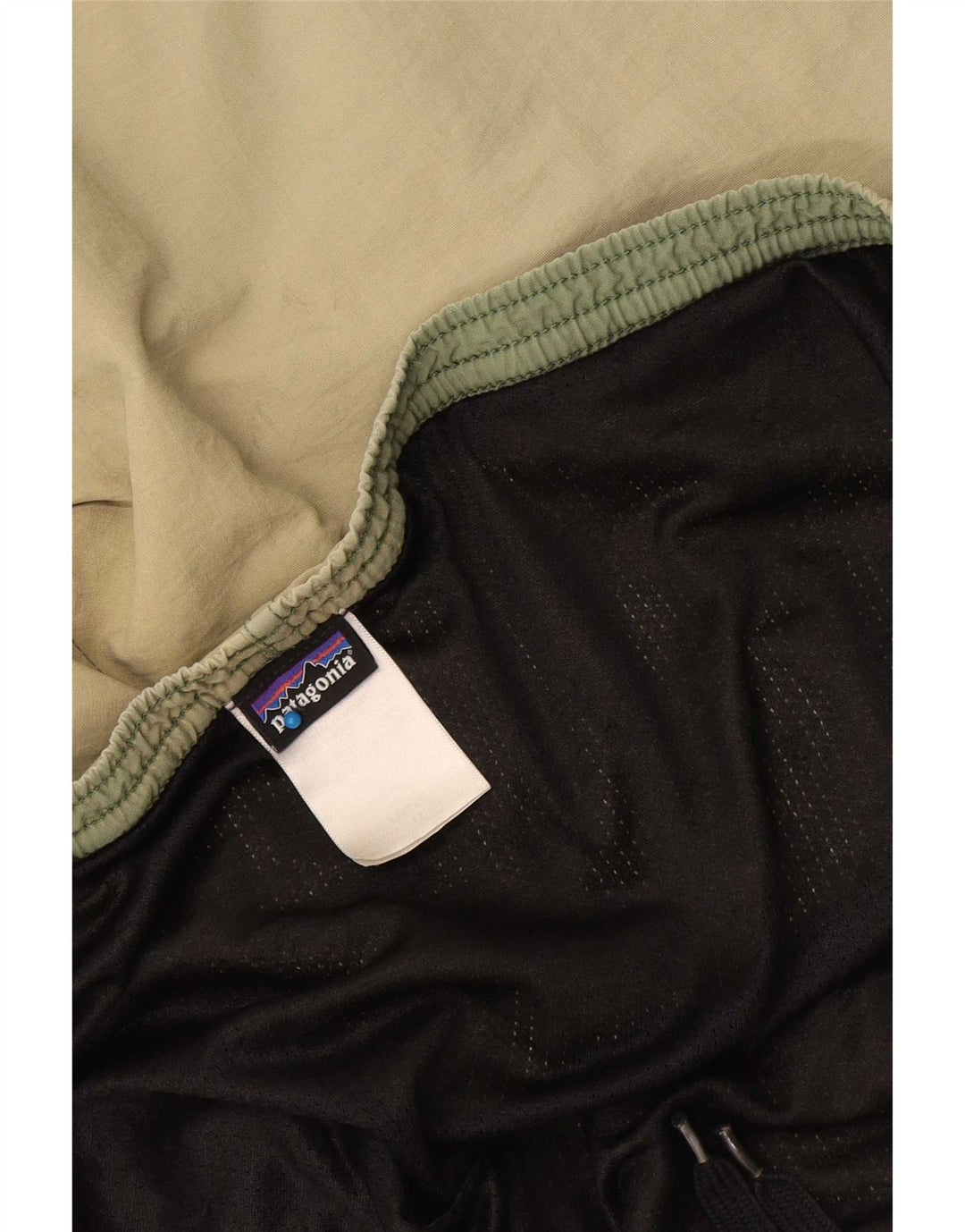 Shorts de natação masculino Patagonia médio cáqui poliamida