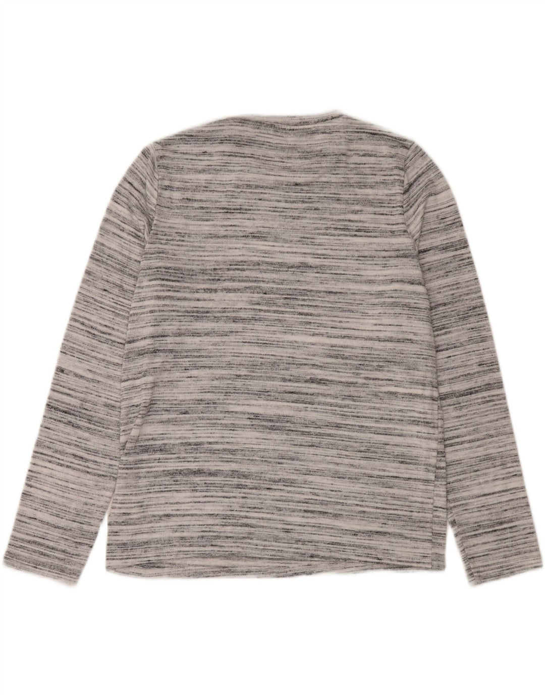 Suéter feminino Marks & Spencer com gola redonda Reino Unido 12 cinza médio manchado