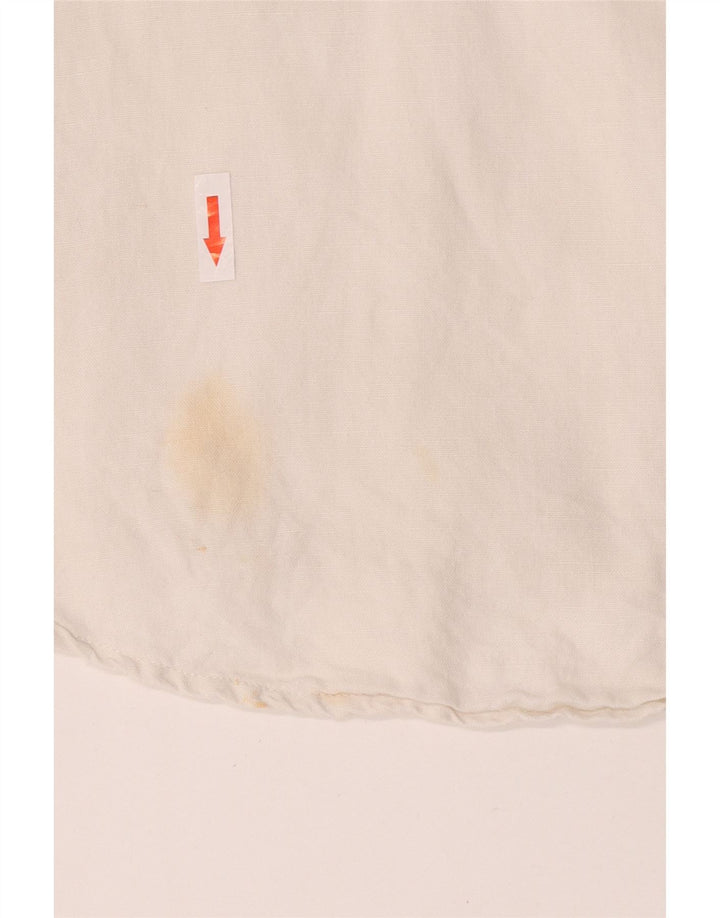Camisa masculina Tommy Hilfiger Regular Fit grande algodão branco