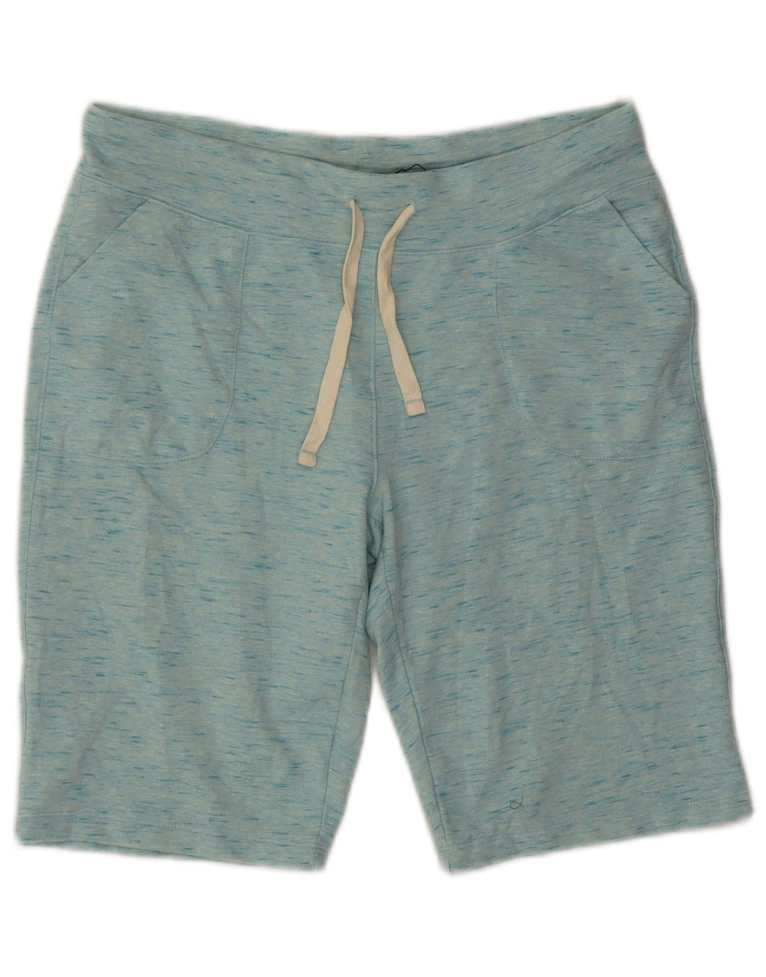 EDDIE BAUER Shorts esportivos masculinos de algodão manchado azul médio
