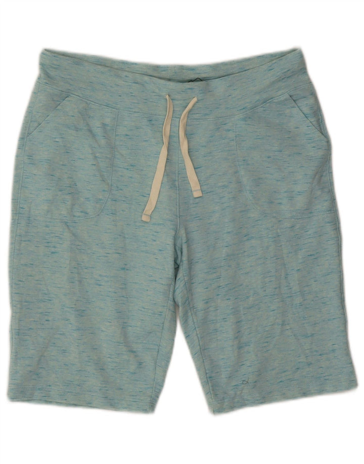 EDDIE BAUER Shorts esportivos masculinos de algodão manchado azul médio