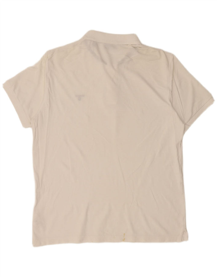 Camisa polo masculina GANT XL algodão branco