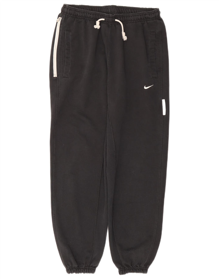 Nike Mens Dri Fit Calças de treino Joggers Médio Algodão Preto