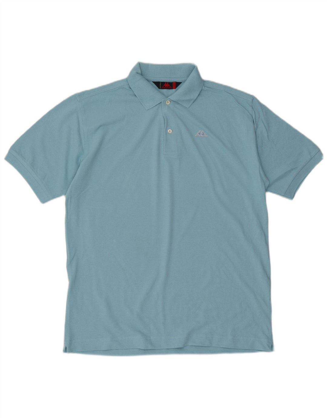 Camisa polo masculina Kappa grande algodão azul