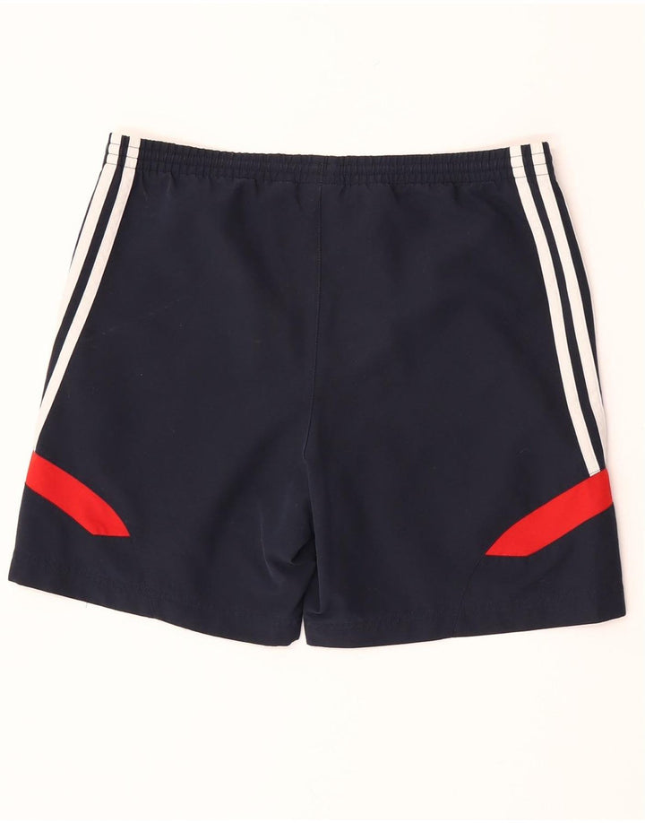 Shorts esportivos Adidas meninos 13-14 anos azul marinho poliéster