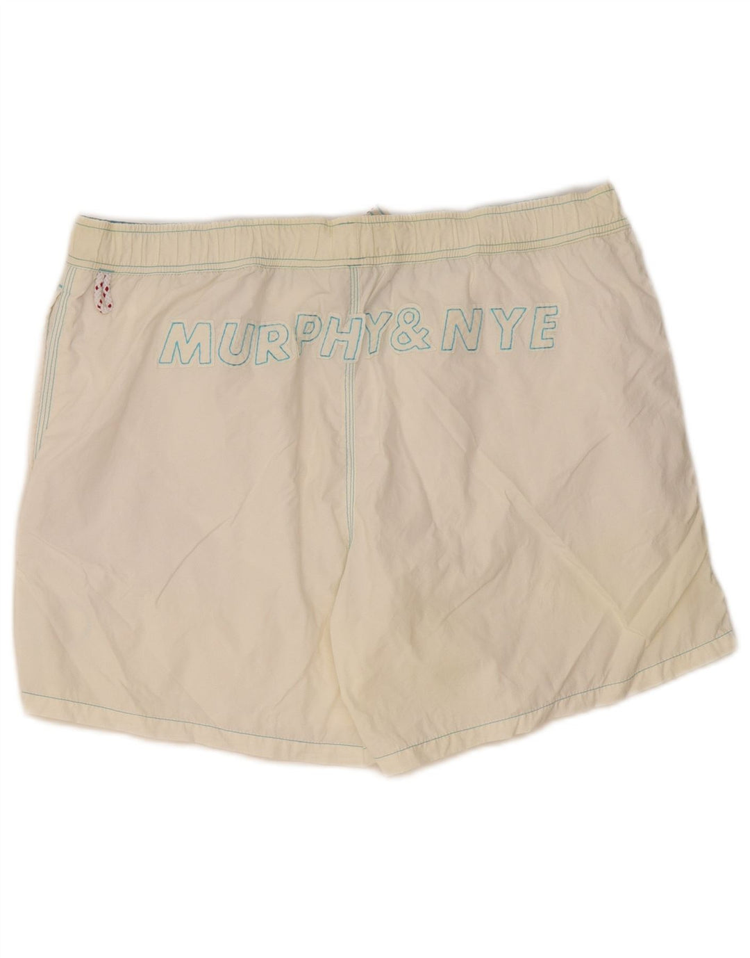 Murphy & Nye Shorts de natação masculino gráfico XL poliamida branca