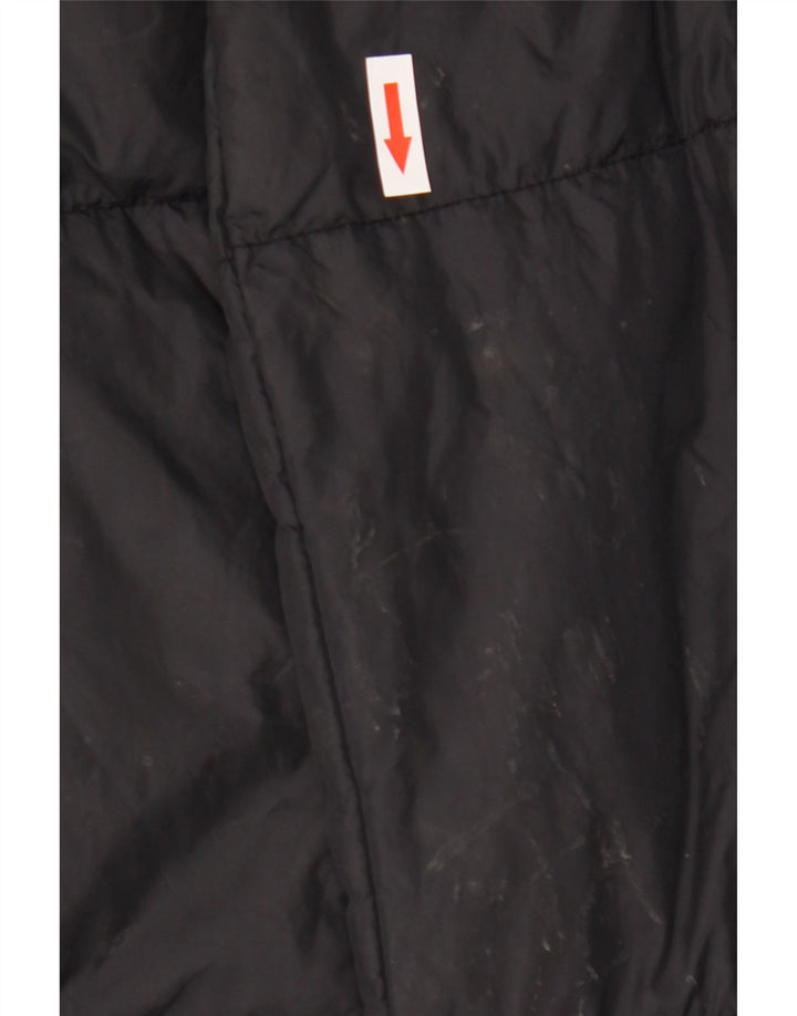 Casaco acolchoado feminino Sergio Tacchini UK 14 médio preto nylon