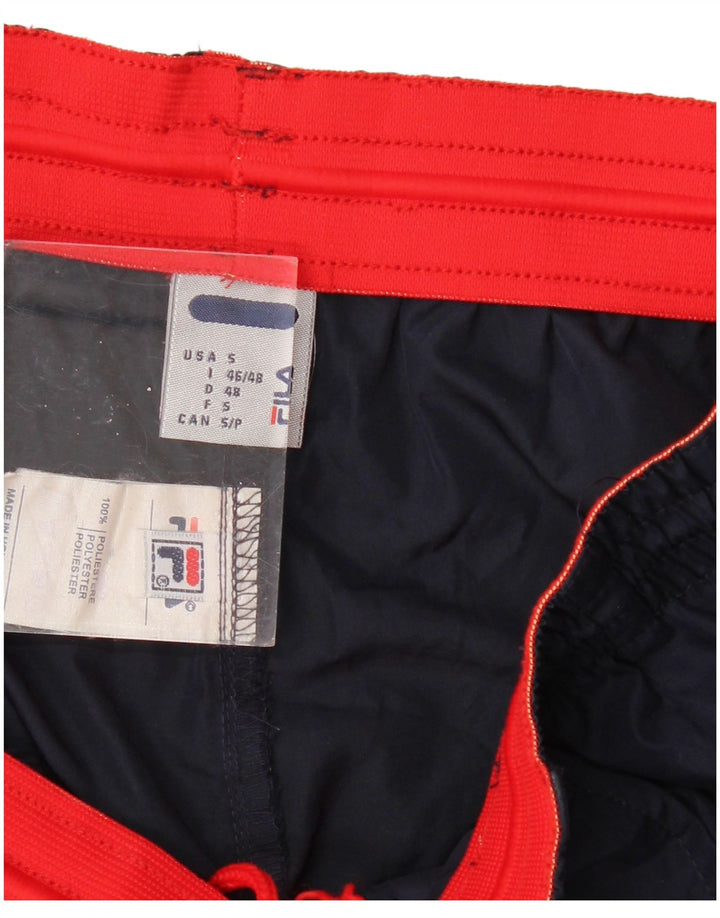 Fila Mens Sport Shorts Pequeno Poliéster Azul Marinho