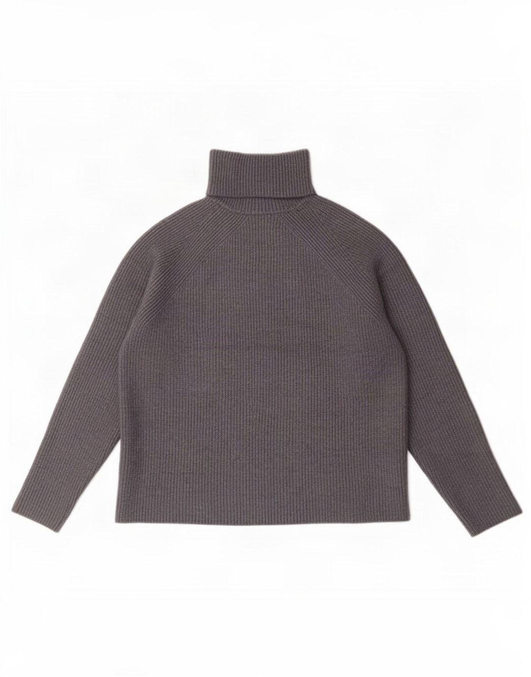 Suéter feminino Marks & Spencer com gola redonda e gola redonda Reino Unido 12 cinza médio