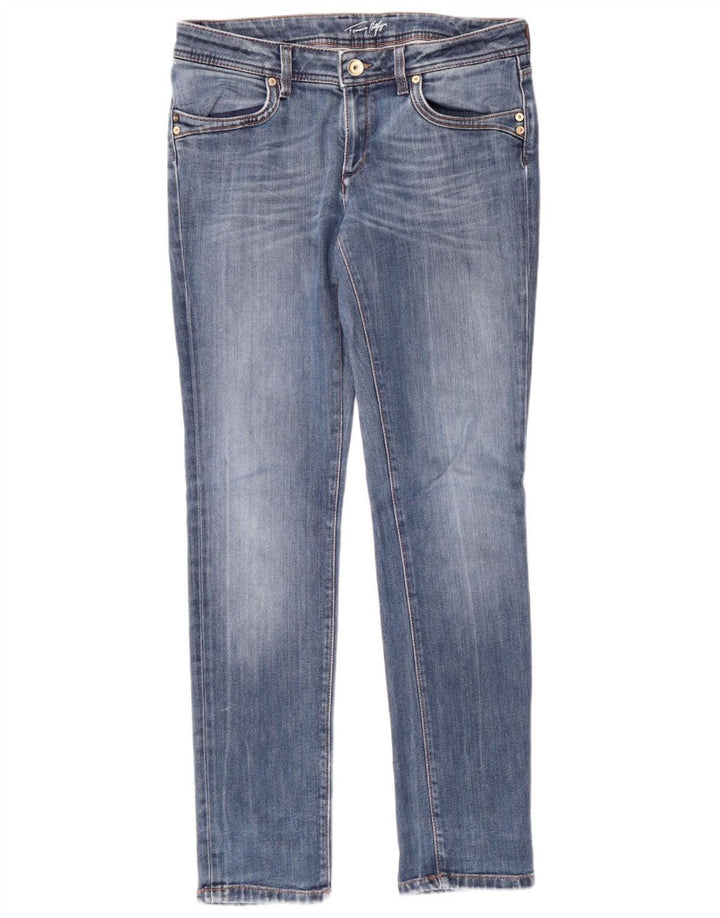 Jeans slim feminino TOMMY HILFIGER W30 L32 algodão azul