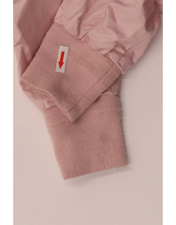 Blauer Womens Bomber Jacket UK 14 Médio Poliéster Rosa