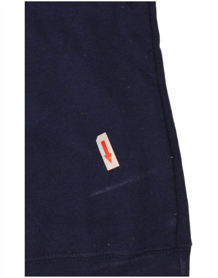 Champion feminino gráfico oversized moletom jumper Reino Unido 10 pequeno azul marinho