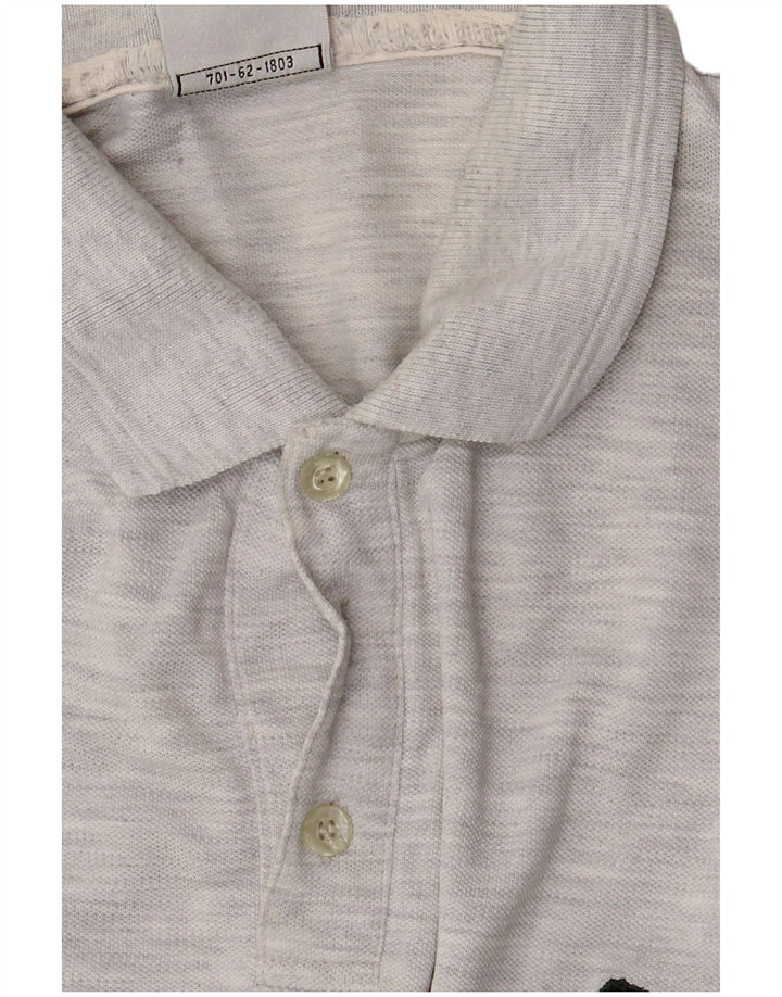 Camisa polo masculina Puma grande cinza manchada