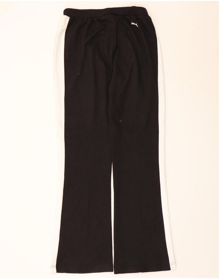 Calça feminina Puma Flare UK 12 médio preto colorblock algodão