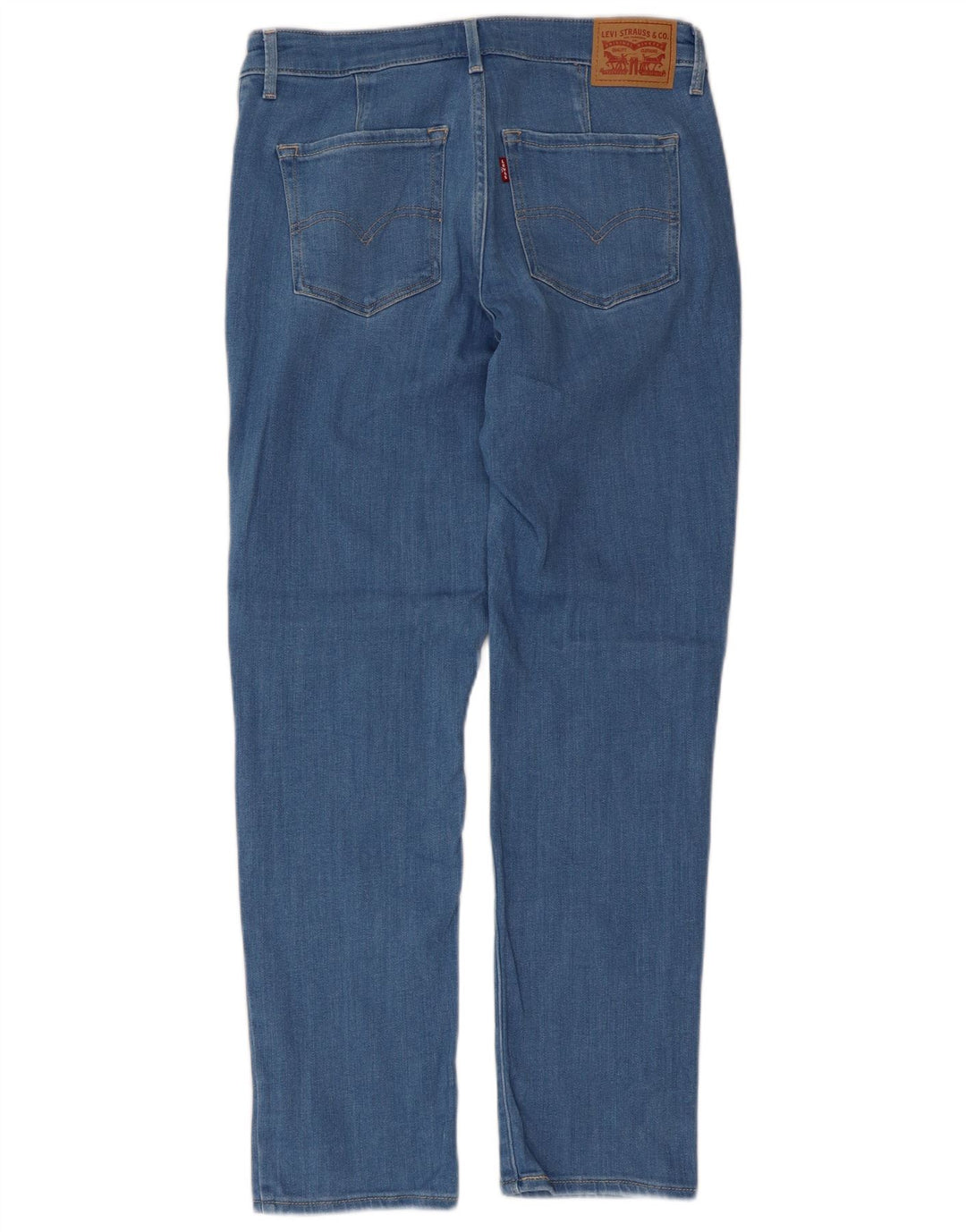 LEVI'S Feminino 712 Slim Jeans W31 L30 Azul Algodão