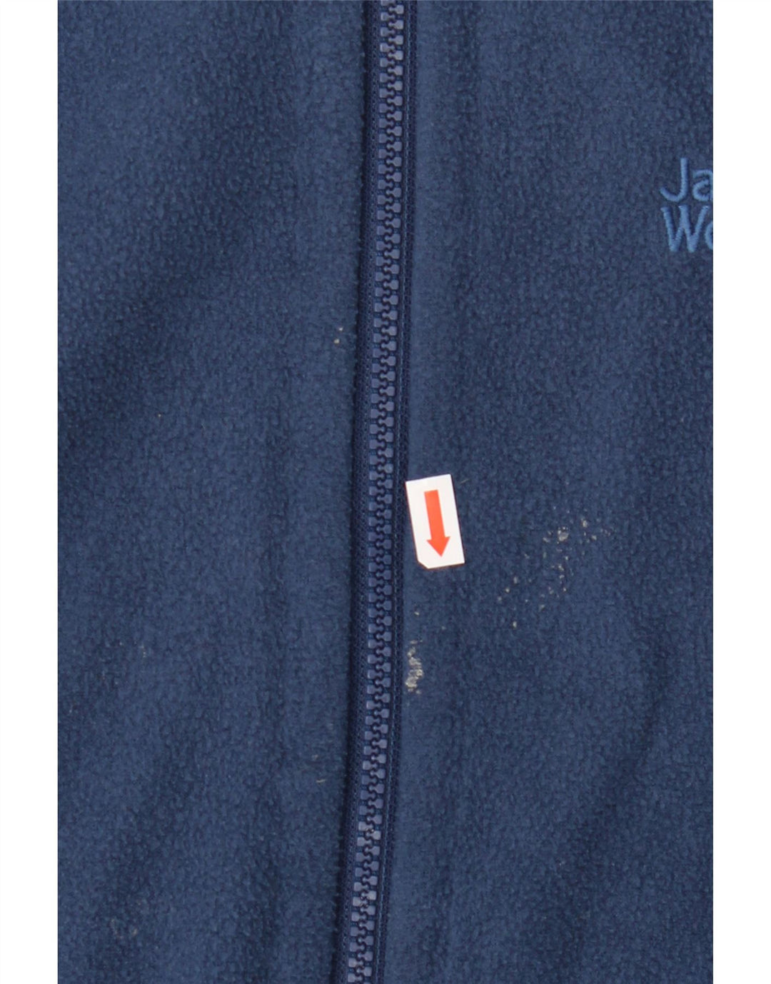 Jaqueta masculina de lã Jack Wolfskin UK 42 poliéster azul marinho grande