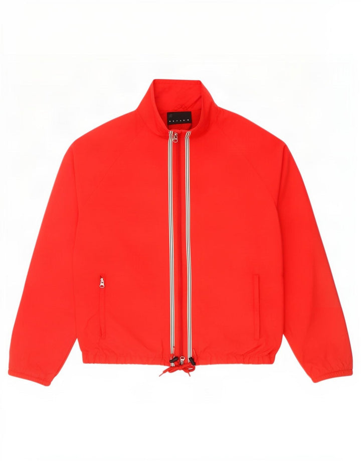 Jaqueta de chuva masculina Sisley UK 38 poliamida vermelha média