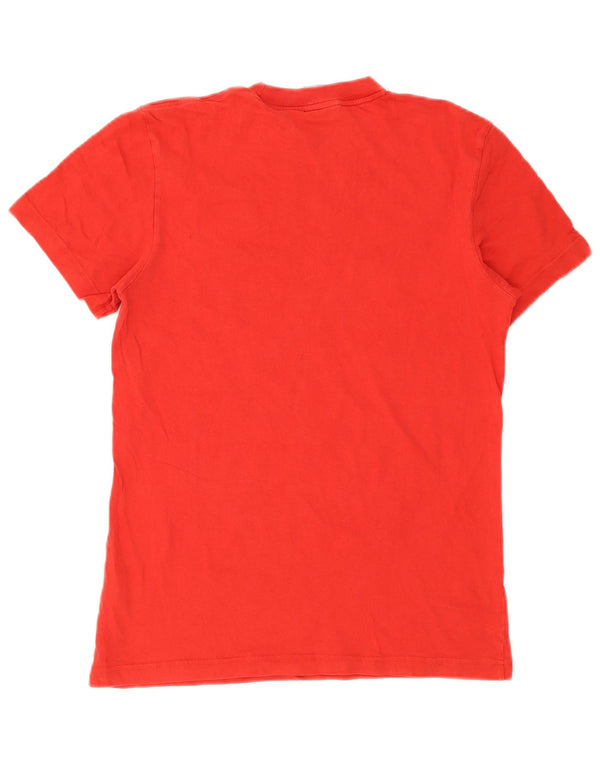 Adidas Mens Graphic T-Shirt Top XS Red Cotton