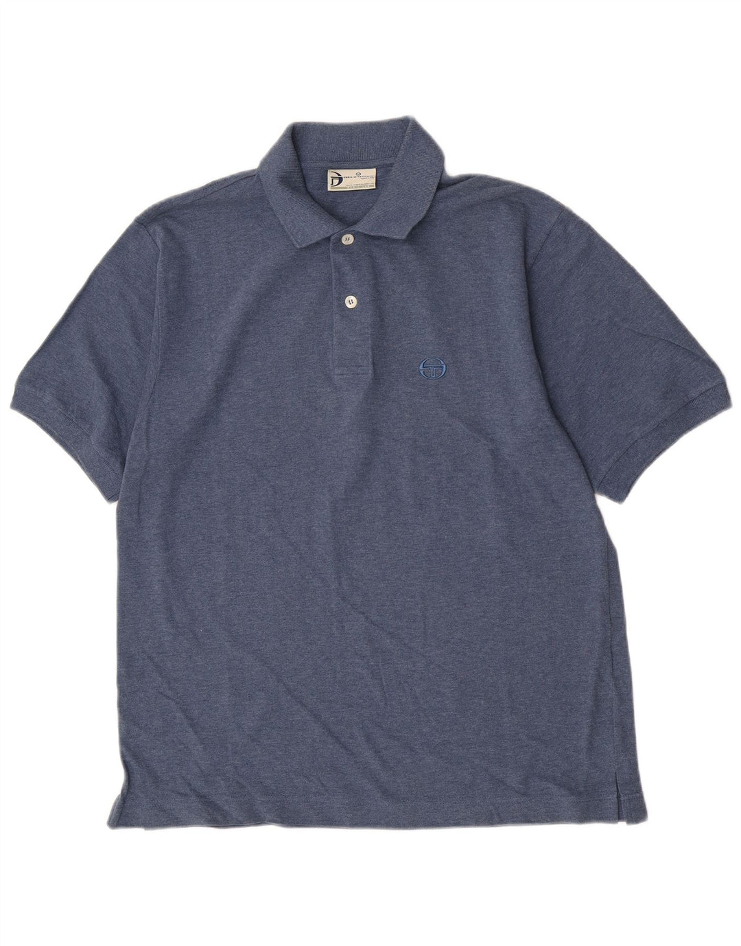 Camisa polo masculina Sergio Tacchini média azul marinho